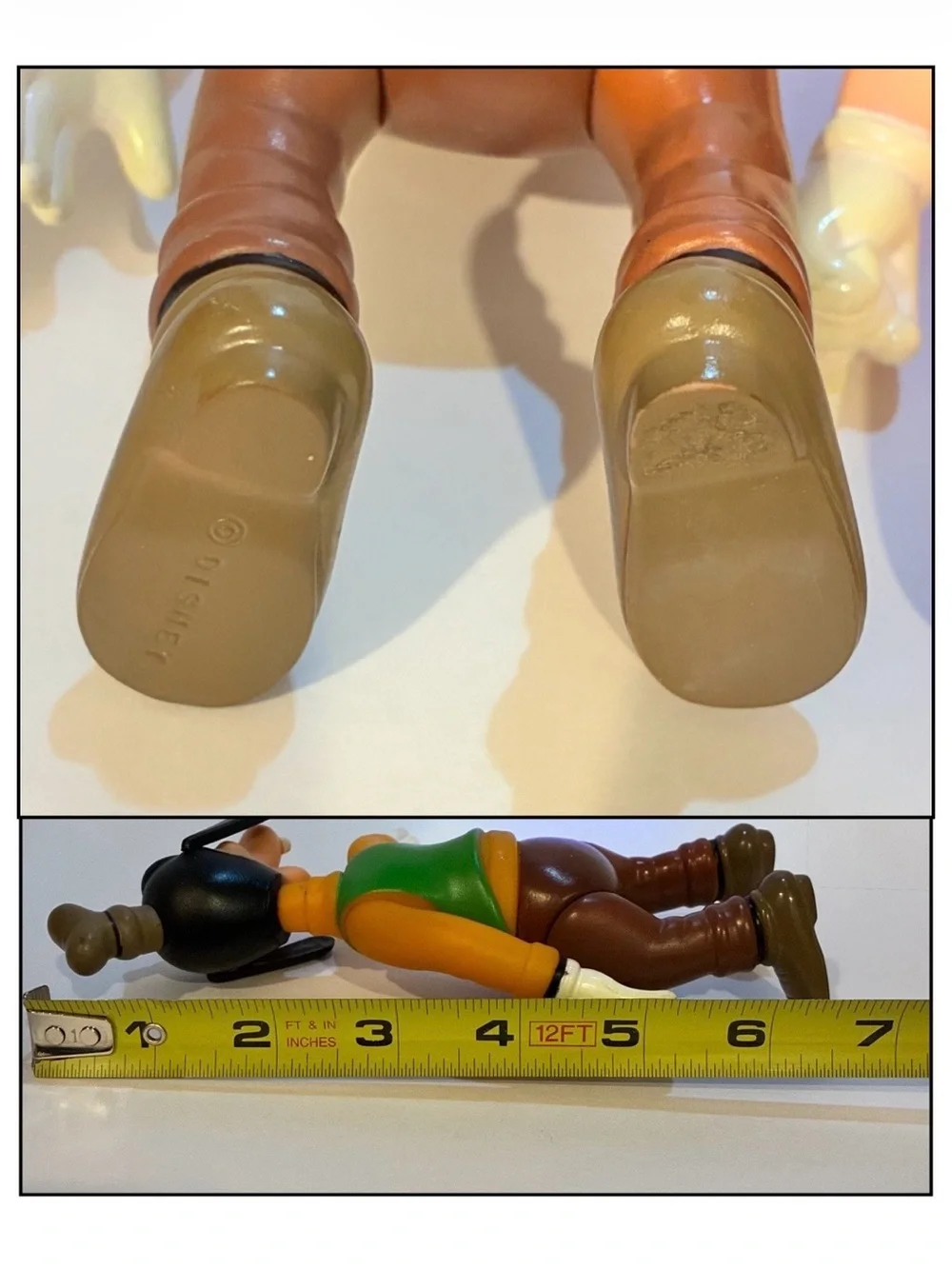 Vintage Disney’s GOOFY Poseable Figure, 6.5 inch.  1986
